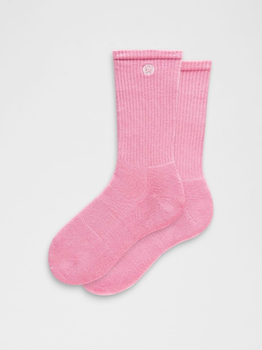 Lululemon Daily Essentials Crew Length Socks Candy Cloud